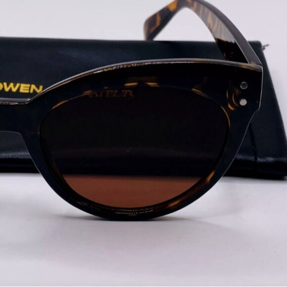 Saint Owen x Curateur WYLDE Cat Eye Tortoise Shell Sunglasses Retro UV400 - Picture 3 of 5